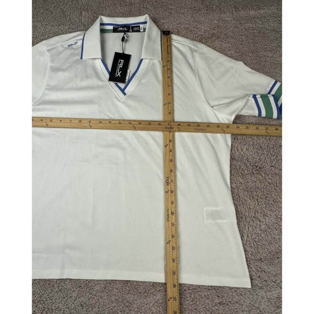 RLX Ralph Lauren Women's Short Sleeve Tour Pique Cricket Polo Size XXL NWT - Picture 3 of 14
